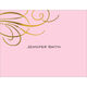 Her Majesty Foldover Foil-Stamped Note Cards with Lined Envelopes Image 1 of 4